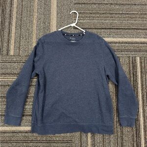 Blue crew neck